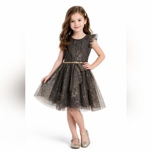 Cat & Jack Dark Gray Mesh Top